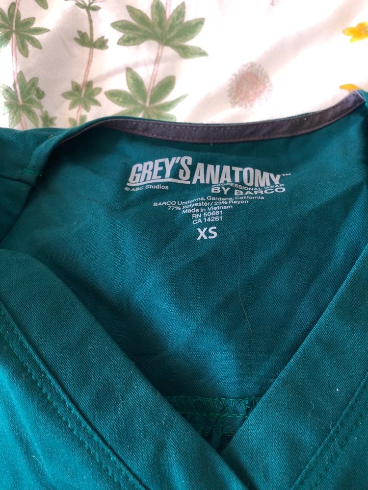 Green Grey's Anatomy Scrubs