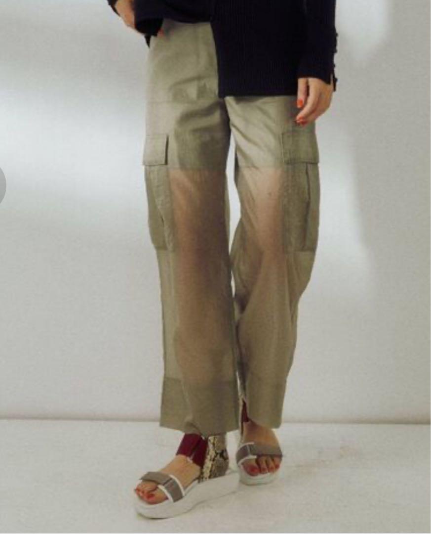 UN3D Sheer Cargo Pants, size 36