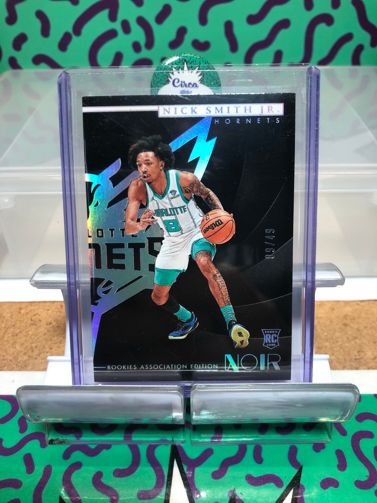 2023-24 Panini NOIR Basketball Silver RC Nick Smith Jr /49