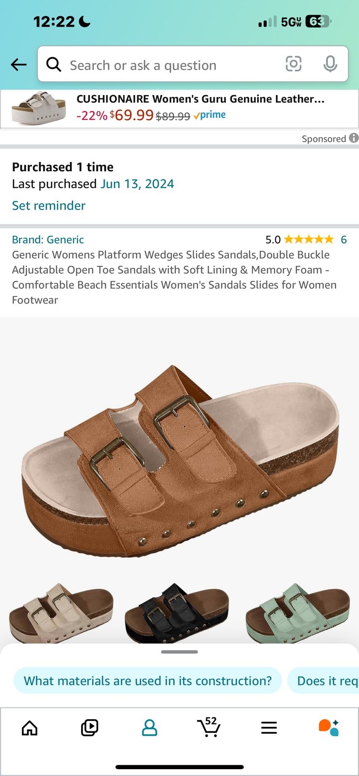 platform sandals size 9