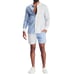 Ser.O.Ya Men's Ziggy Swim Trunk Shorts in Blue Stripe Combo Size S NWT