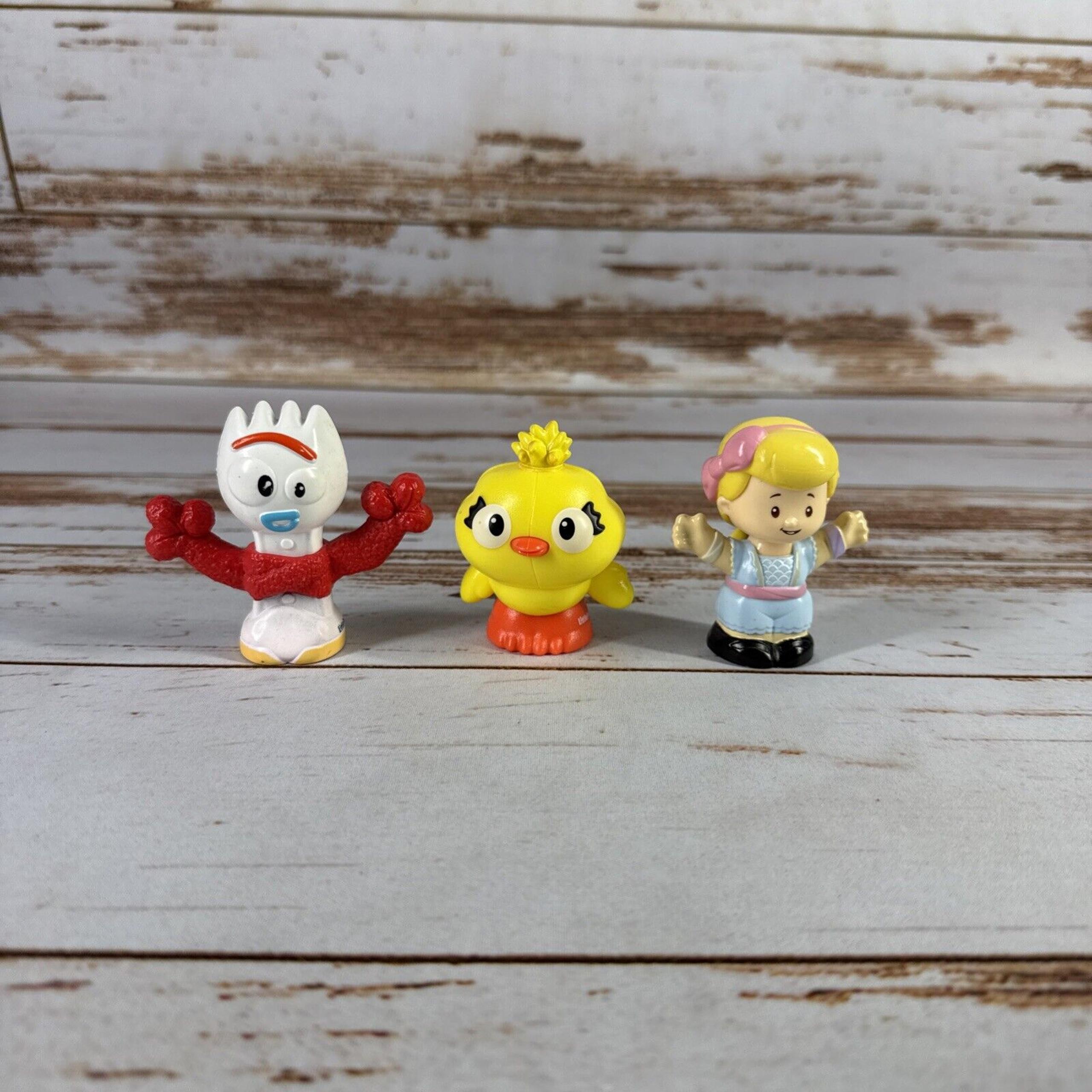 Mattel Fisher Price Little People Disney Toy Story Figures Lot Of 3