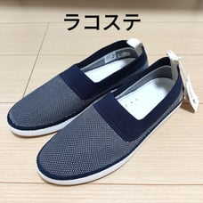 Unused LACOSTE Lacoste Navy Mesh Slip-on Men's Shoes
