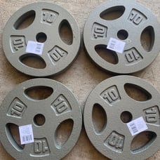 FOUR 10 pound Plates
