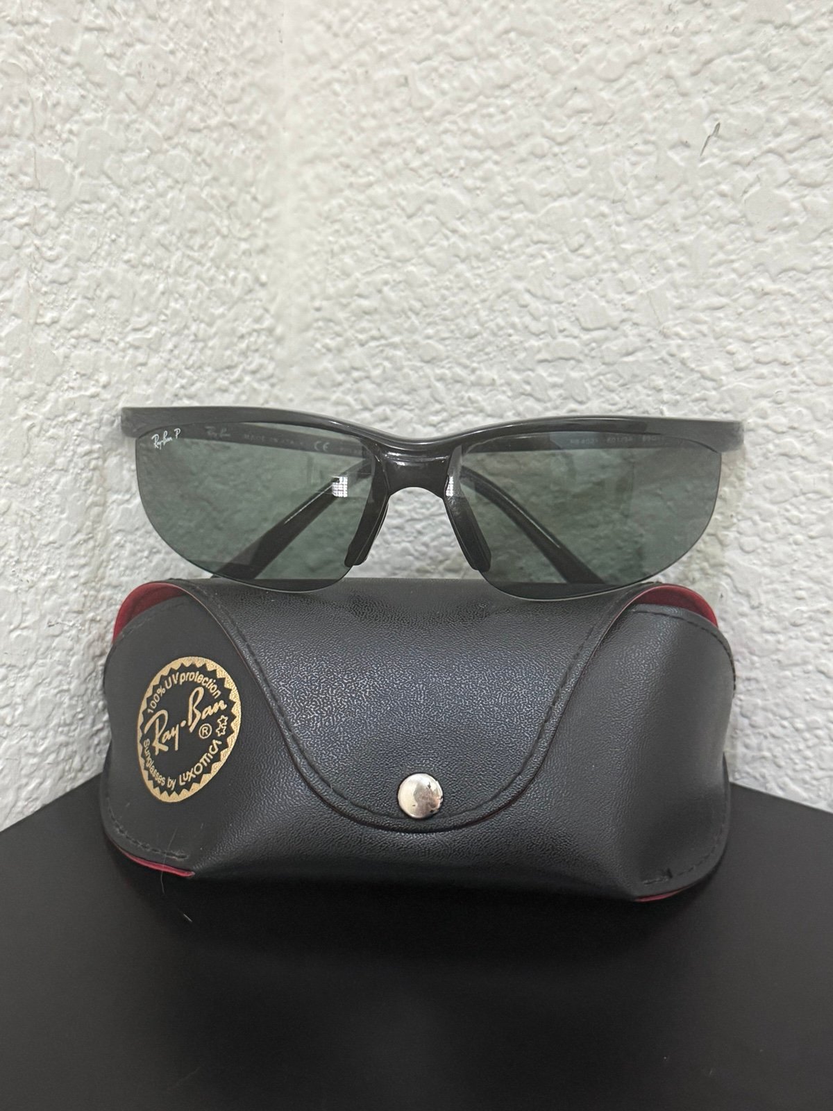 Ray-Ban RB 4021 601/9A 69▪️11 Black/Green Gradient Polarized Men’s Sunglasses. P