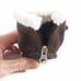 Dogs Winter Boots Outdoor Dog Warm Boot Paws Protector Small Brown Pet Shoes
