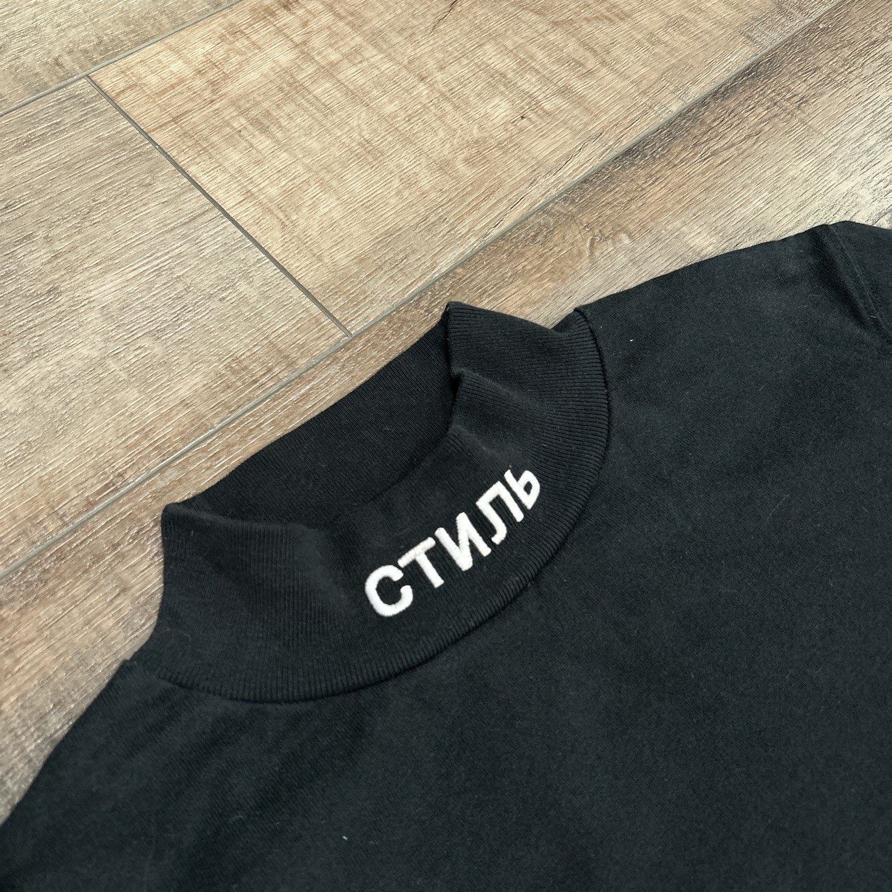 Heron Preston★ロゴTシャツ Heron Preston mock neck logo t shirt