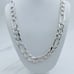 ❤️ 925 Sterling Silver Necklace ❤️ Men’s ❤️ Figaro Chain 24” long & 10mm