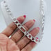 ❤️ 925 Sterling Silver Necklace ❤️ Men’s ❤️ Figaro Chain 24” long & 10mm