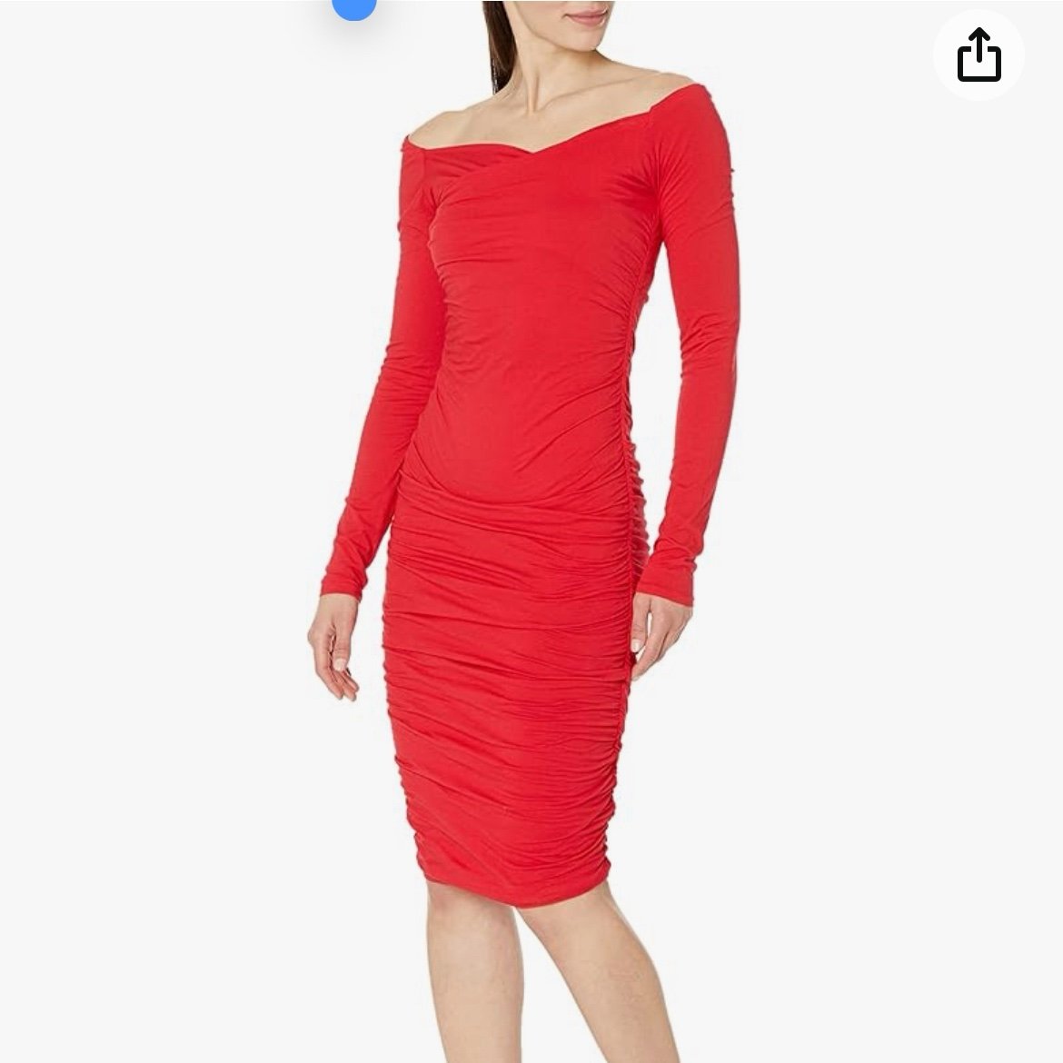 Women's Tori Ruched Off The Shoulder Dress
