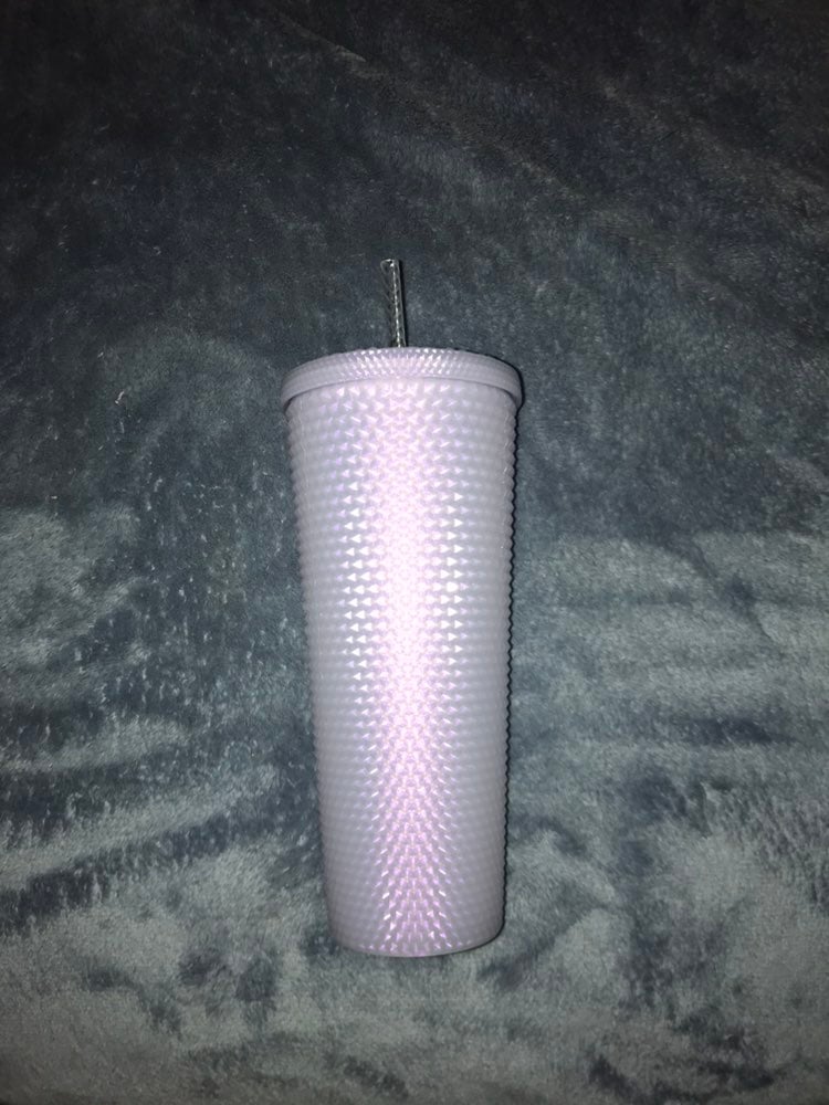 Starbucks rose gold studded