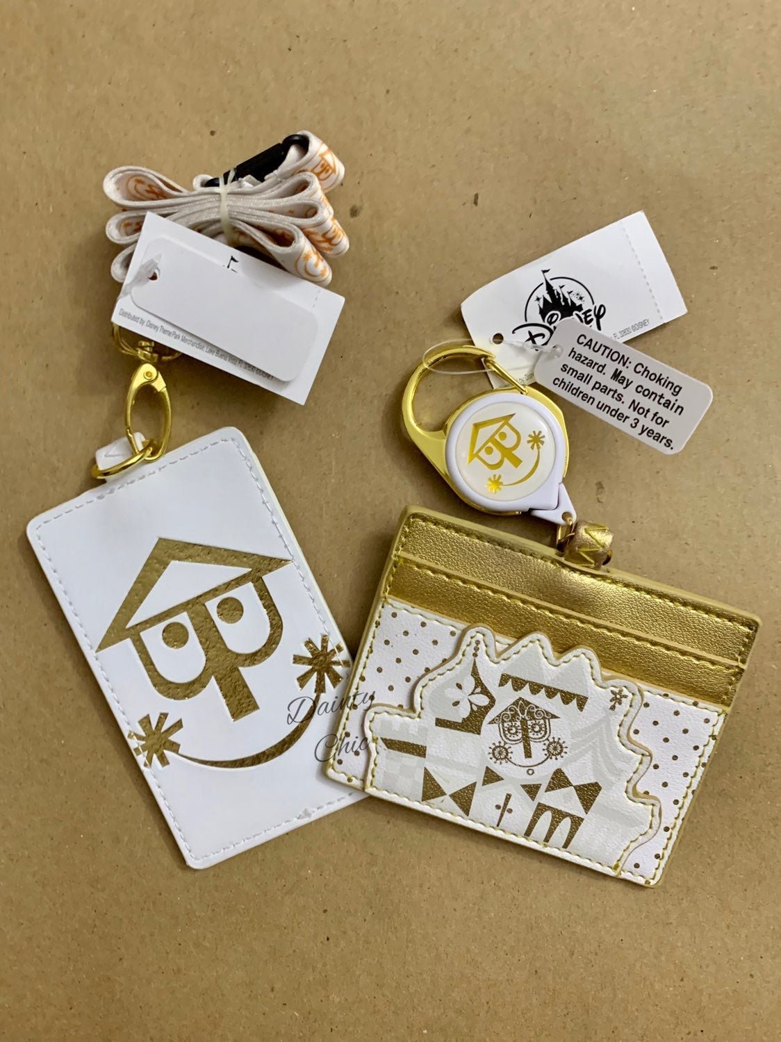 Disney Parks Loungefly Its a Small World Retractable Cardholder and lanyard