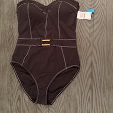 Bleu Rod Beattie Bandeau One Piece Swimsuit - New