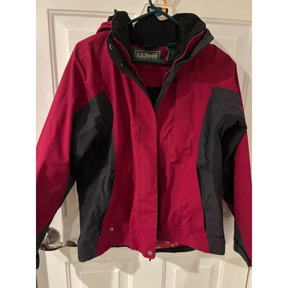Vintage GORETEX LL Bean Men's OUK 64 Parka Red Thinsulate