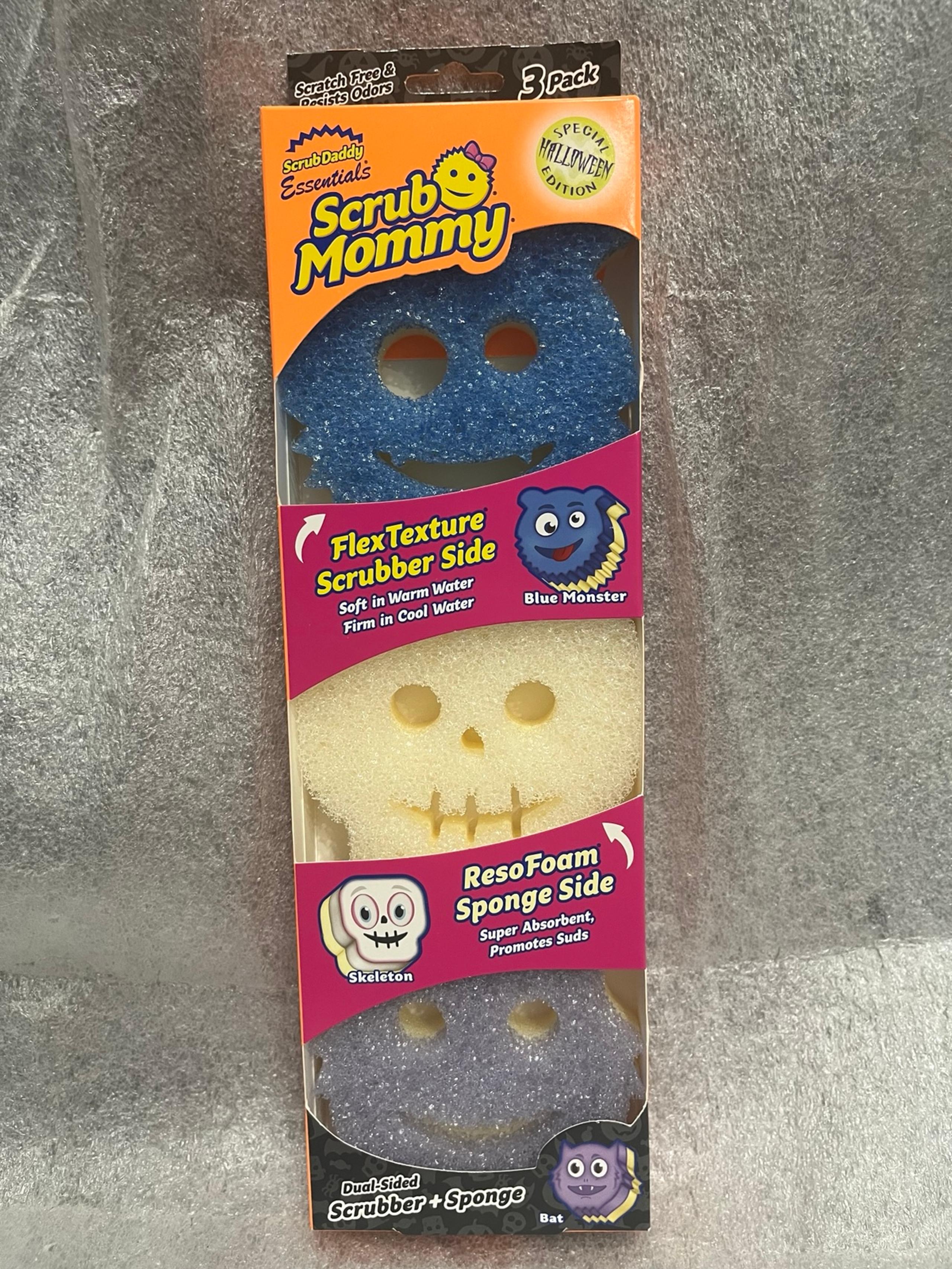Scrub Daddy Mommy Limited Special Halloween Edition 3 Pack Scrubber Sponge