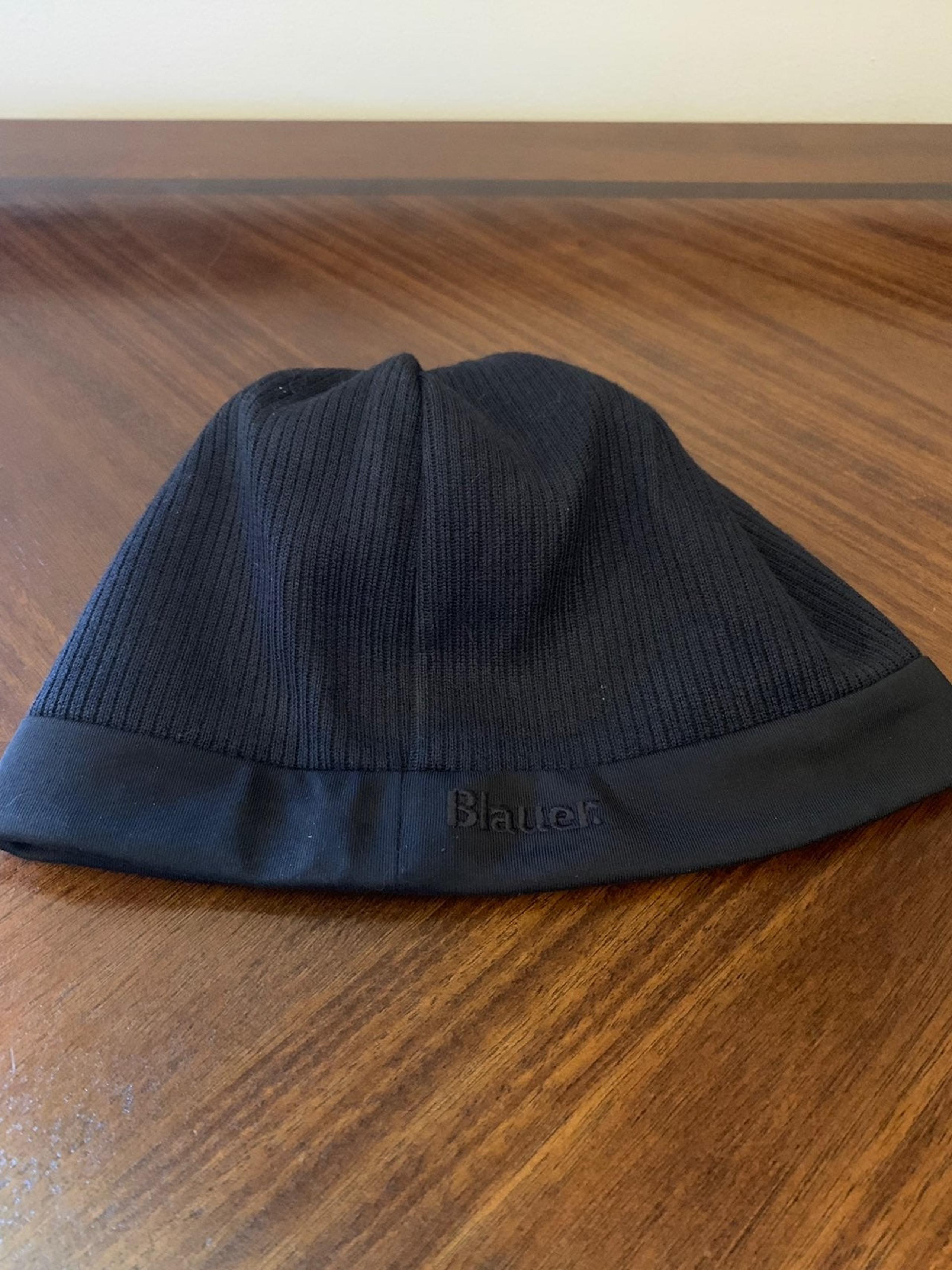 Black Fleece Lined Blauer Knit Cap