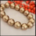 Vibrant Gold and Orange Beaded Bracelets 2 vintage