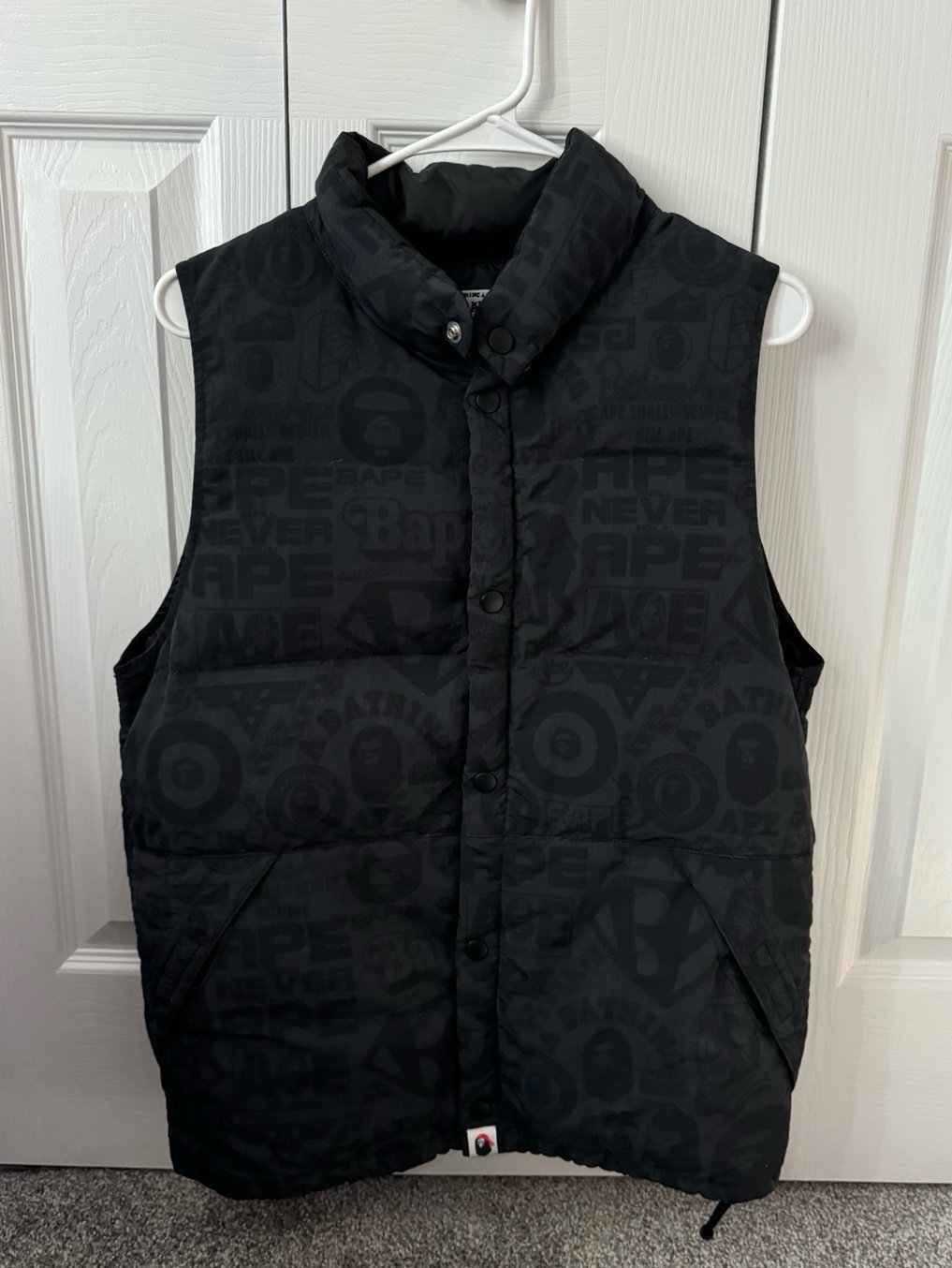 A Bathing Ape (Pirate) Down Puffer Vest *RARE*
