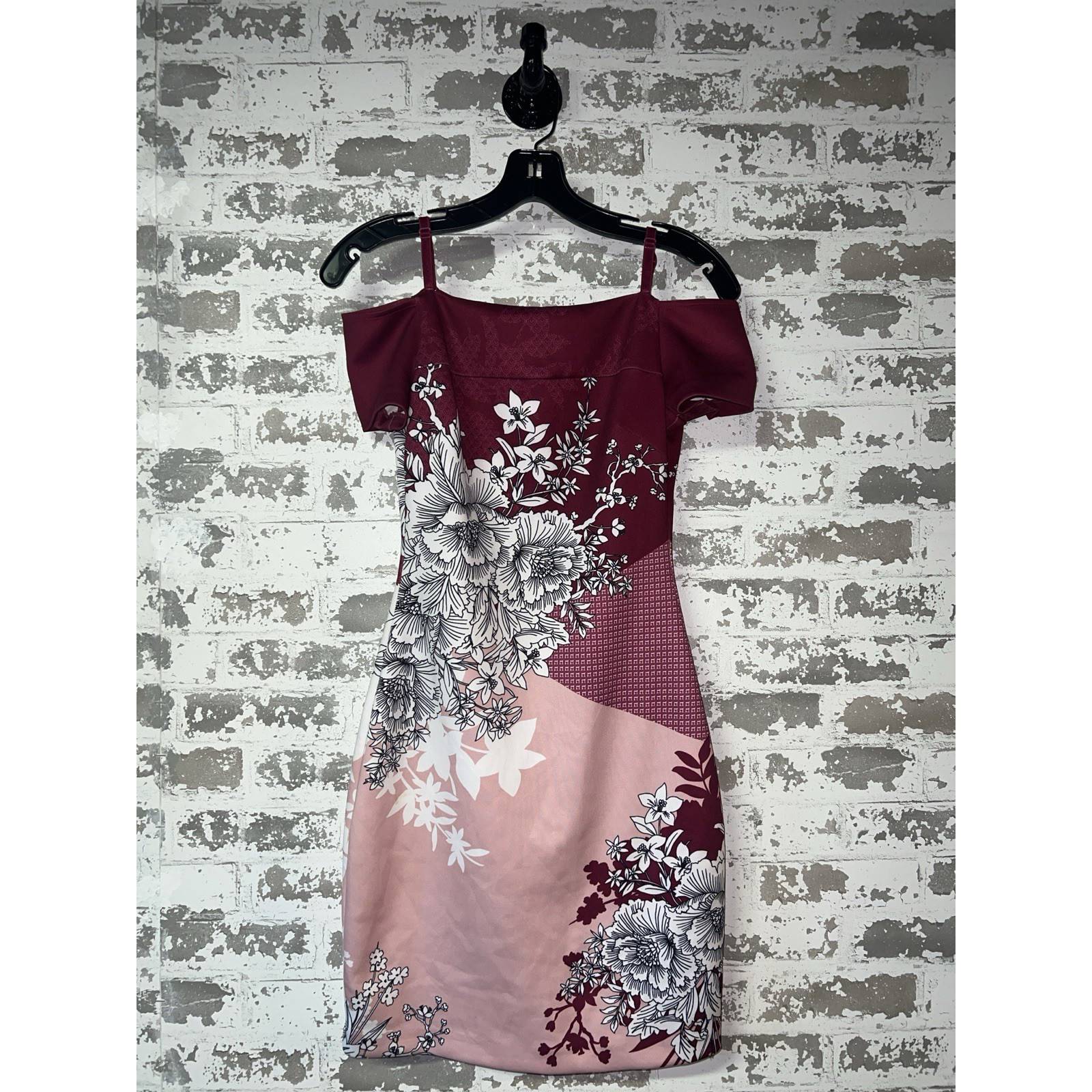GUESS Pink Tank Top Off Shoulder Short Sleeve Dress Size 0