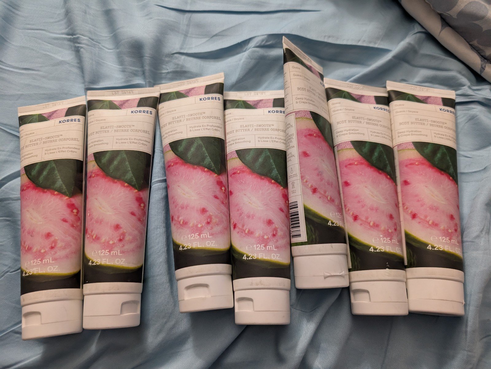 Korres elasti-smooth body butter 7 pack! Guava flavored brand new