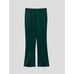 Lattelier Front Slit Trouser - Green Satin M