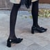 ZARA Faux Patent Leather Heels (US 6.5)