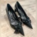 ZARA Faux Patent Leather Heels (US 6.5)