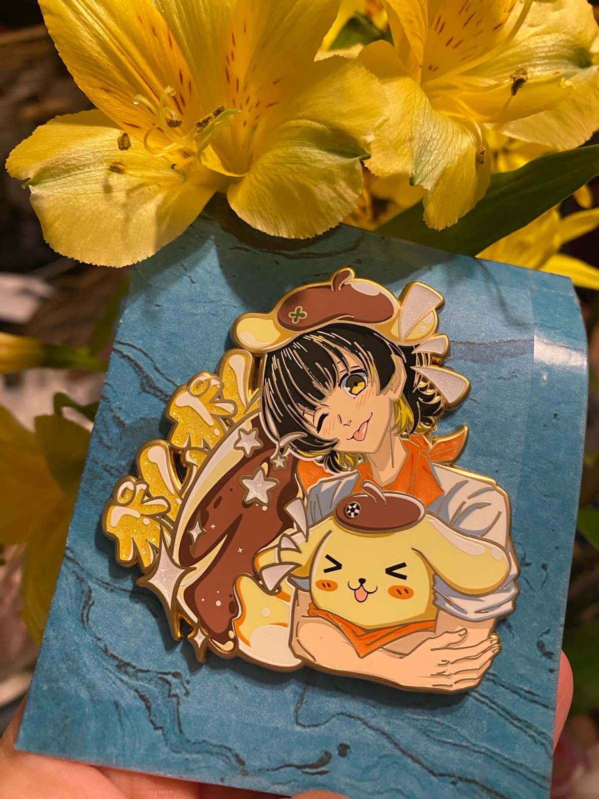 Blue lock bachira x pompompurin pin