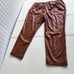NWT 54 Nine West Womens Pull on Jogger Mid-Rise Pull-On Faux Leather Pants XL