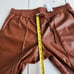 NWT 54 Nine West Womens Pull on Jogger Mid-Rise Pull-On Faux Leather Pants XL