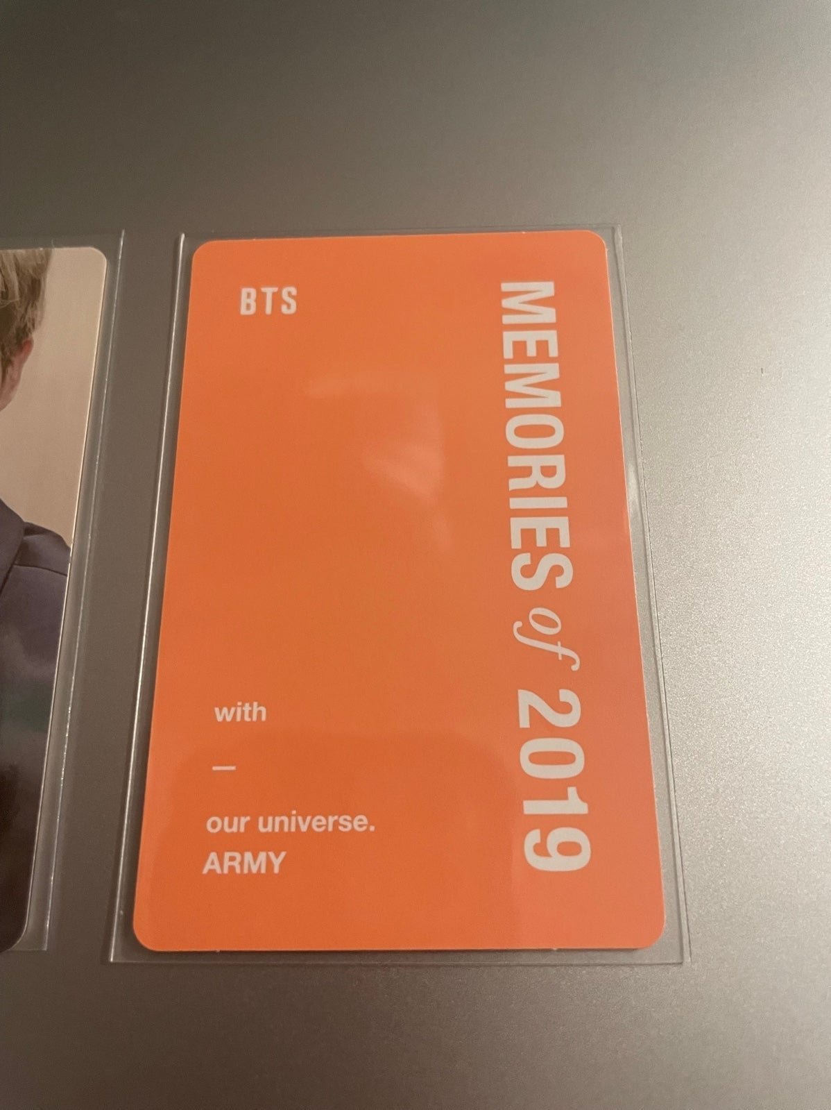 BTS Memories of 2019 DVD & Blu-Ray Jin Photocard