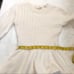 Ted Baker ivory off-white cable knit cotton wool peplum sweater shirt top