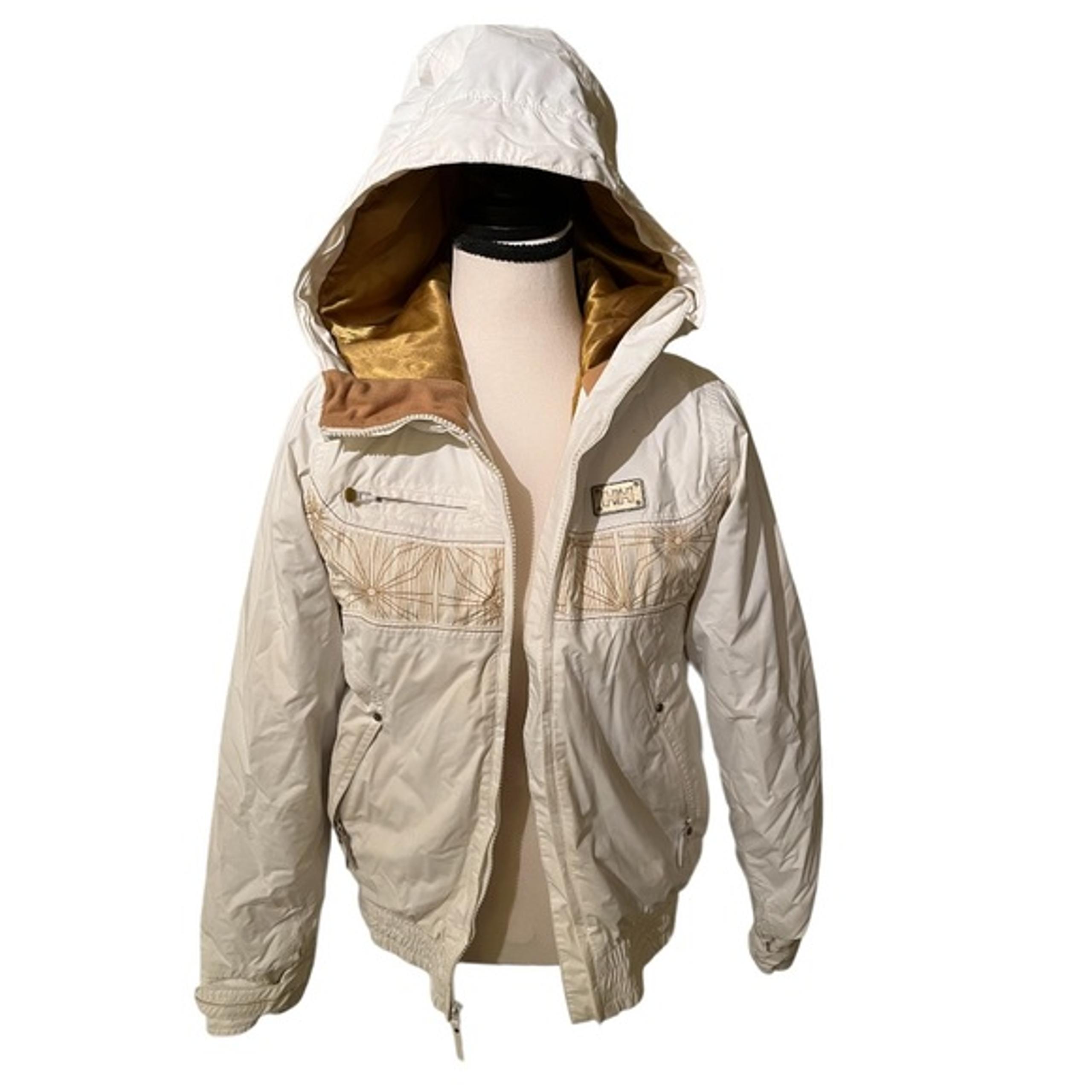 Helly Hanson Puffer Coat Jacket Cream White Ivory Ski Outerwear Snow Sport XS