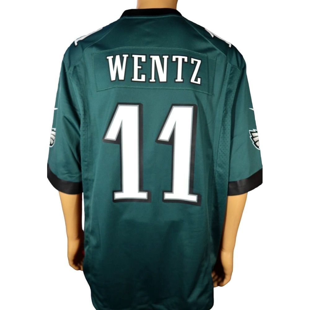 Nike On Field Philadelphia Eagles Carson Wentz #11 Green NFL Football Jersey XL