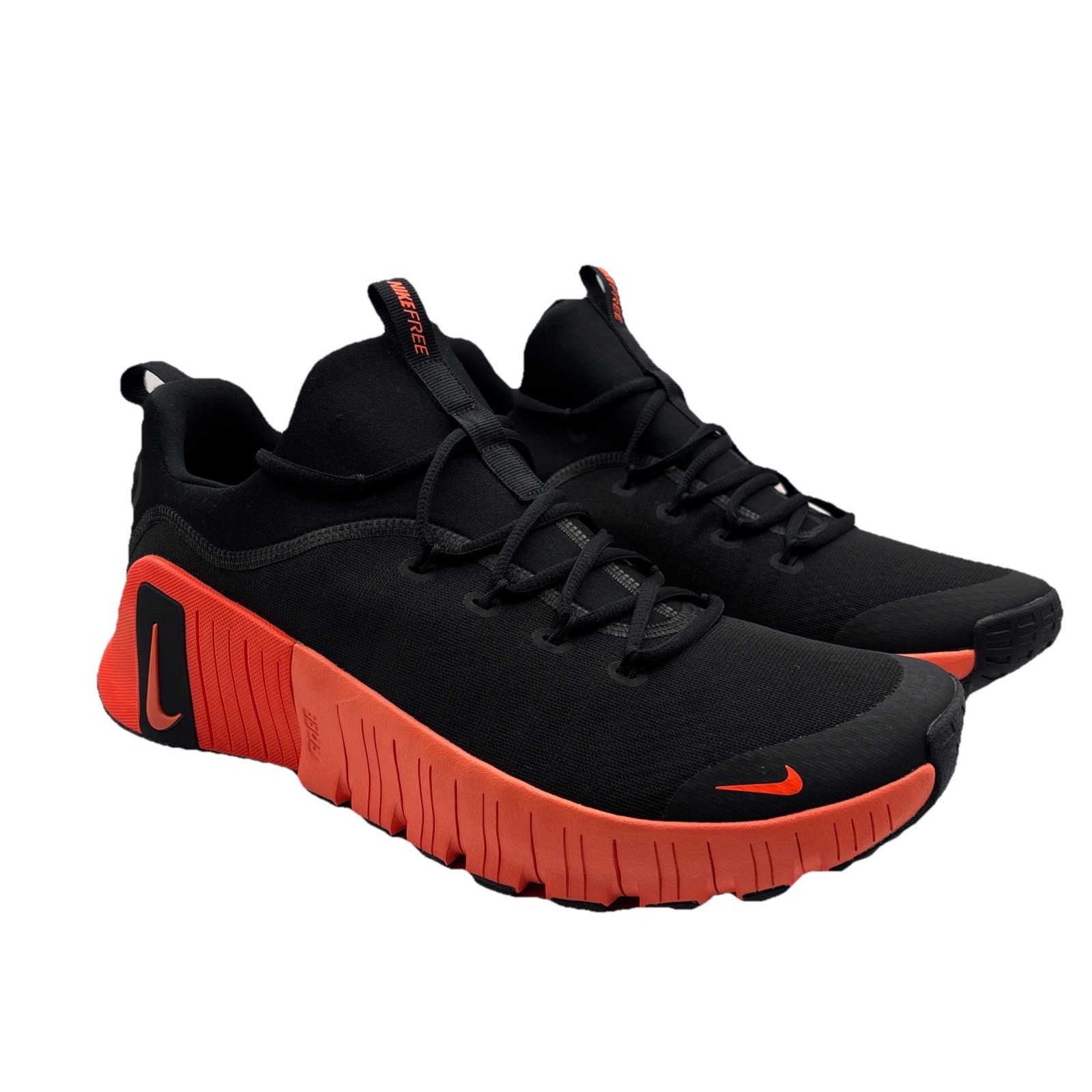 Nike Free Metcon 6 Mens Size 14 Shoes Black Orange Athletic Training Sneakers