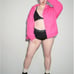 VS PINK Campus Full Zip Hoodie & Sweatpants Set Limited Edition Pink Bling XXL