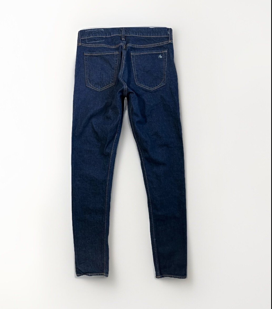 Rag & Bone Fit 1 Extra Slim Mens Dark Blue Denim Jeans Skinny 32 Indigo Selvedge
