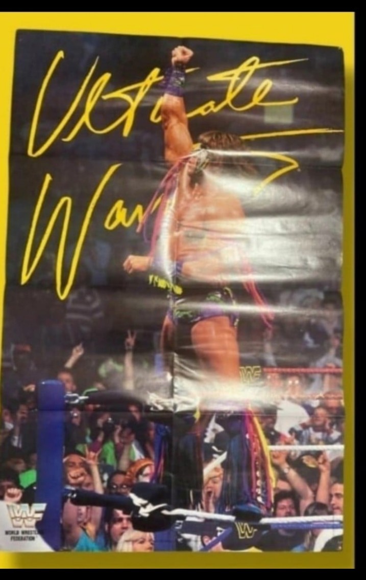 Ultimate Warrior Poster WWF