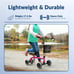 KneeRover Kids/Women Pink Knee Scooter with Basket
