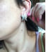 Sterling silver and 18k gold star earrings
