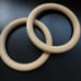 Wooden gymnastic rings set of 2