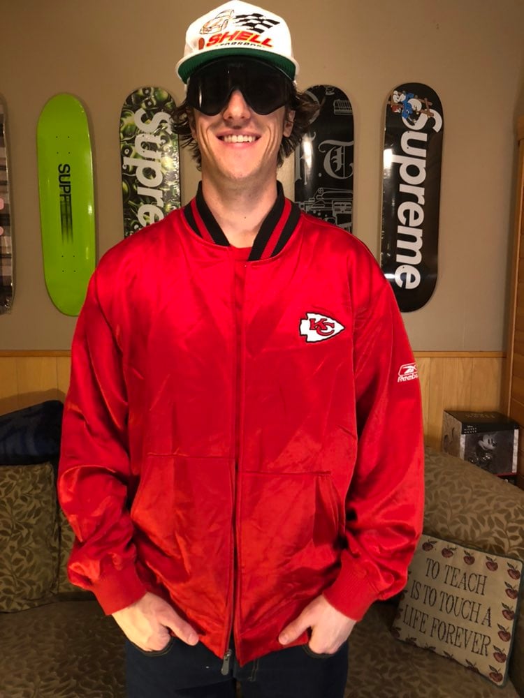 Vintage Kansas City Chiefs satin jacket