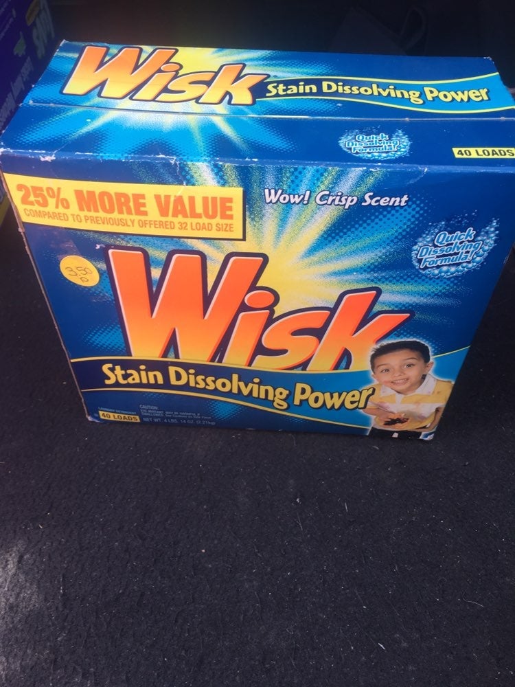 New Rare Wisk Laundry Detergent Powder