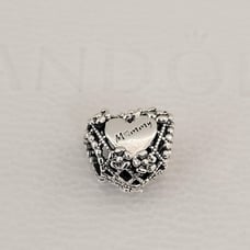 ❤️ Authentic Pandora MOM HEART CHARM