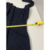 Poetry Draped Neck Front Slit Baby Alpaca Navy Blue Sweater Size Medium