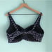 Land’s End Polka Dot Sweetheart Bandeau 2 Piece Skirt Swimsuit Navy 18W Rare