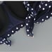 Land’s End Polka Dot Sweetheart Bandeau 2 Piece Skirt Swimsuit Navy 18W Rare