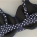Land’s End Polka Dot Sweetheart Bandeau 2 Piece Skirt Swimsuit Navy 18W Rare