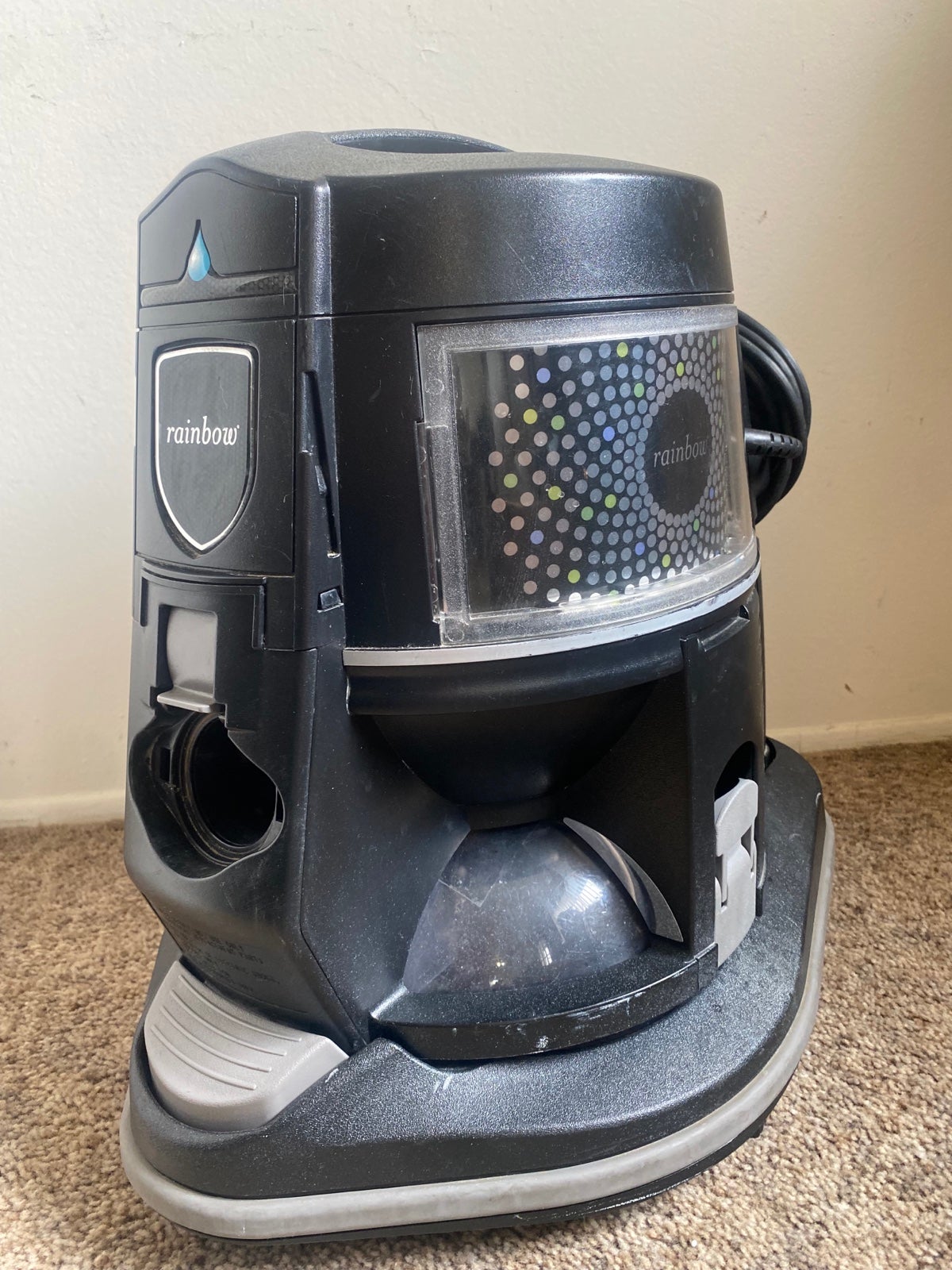 Rainbow Black E2 Canister Motor Water Basin Vacuum Cleaner Dolly Works