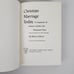 Christian Marriage Today A Comparison of Roman Catholic & Protestant Views Book